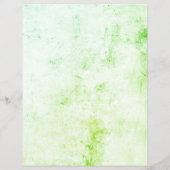 ブルーグリーンベネチアンプラスターテクスチャスクラップブック (裏面)