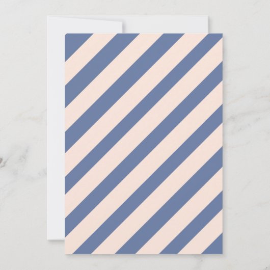 ブルーグリーンホエールライトハウスアホイボーイベビーシャワー 招待状 (裏面)