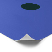 ブルーグリーンボーリング10誕生日フォトコラージュ ポスター (角)