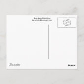 ブルーグリーンモザイク ポストカード (裏面)