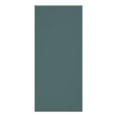 ブルーグリーンユーカリ結婚ブーケのメニュー ラックカード (裏面)