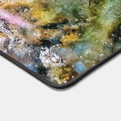 ブルーグリーンラブラドーライトジェムストーン デスクマット (コーナー)