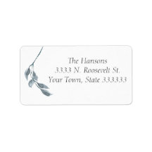 ブルーグリーンリー簡単ト読差出人住所