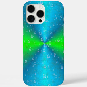 ブルーグリーンレインボーイン象スキンレザーオプション iPhone 16 PRO MAXケース