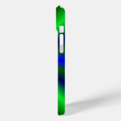ブルーグリーンレインボー Case-Mate iPhoneケース (裏面 / 左)