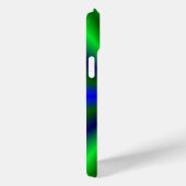 ブルーグリーンレインボー Case-Mate iPhoneケース (裏面 / 右)