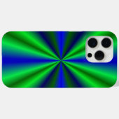 ブルーグリーンレインボー Case-Mate iPhoneケース (裏面 (横))