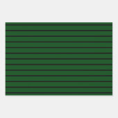 ブルーグリーンレッド水玉模様ストライプズ ラッピングペーパーシート (正面2)