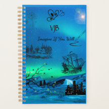 ブルーグリーン想像もしプランナー