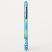 ブルーグリーン抽象芸術サーフのアップケース Case-Mate iPhoneケース (裏面/左)