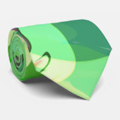 ブルーグリーン抽象芸術海 ネクタイ (ロール)