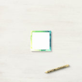 ブルーグリーン抽象芸術海 ポストイット (デスク上)