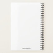 ブルーグリーン月次プランナー プランナー手帳 (裏面)