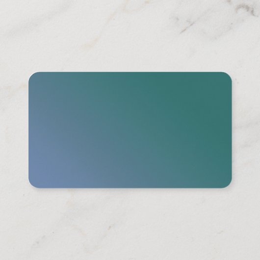 ブルーグリーン清掃サービス名刺 名刺 (裏面)