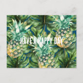 ブルーグリーン熱帯離れ産パインゴ ポストカード (正面)
