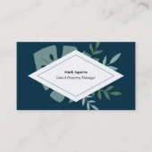 ブルーグリーン熱帯離れ 名刺 (正面)