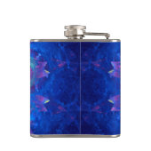 ブルーグリーン絞り染め フラスク (裏面)