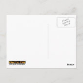 ブルーグリーン絞り染め ポストカード (裏面)