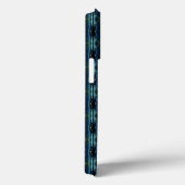 ブルーグリーン虹の星アートデコパターン Case-Mate iPhoneケース (裏面 / 右)