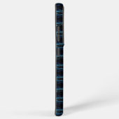 ブルーグリーン虹の星アートデコパターン SAMSUNG GALAXYケース (右側面)