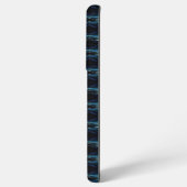 ブルーグリーン虹の星アートデコパターン SAMSUNG GALAXYケース (左側面)