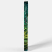 ブルーグリーンAIフラクタルパターン Case-Mate iPhoneケース (裏面 / 右)