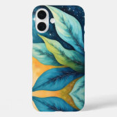 ブルーグリ離れーンズ黄金の太陽と星 Case-Mate iPhoneケース (裏面)