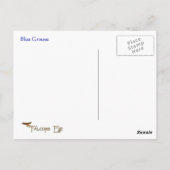 ブルーグルーズワイルドライフシリーズ# 1はがき ポストカード (裏面)