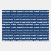 ブルーグルームスマン折り返し紙シート ラッピングペーパーシート (正面3)