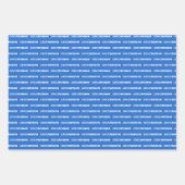 ブルーグルームスマン折り返し紙シート ラッピングペーパーシート (正面2)