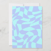 ブルーグルーヴィディスコ誕生日 招待状 (裏面)