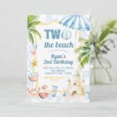 ブルーグルーヴィーツザビーチ第2の誕生日パーティー 招待状 (スタンド正面)