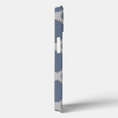 ブルーグレイのクアトロフォイル柄Case-Mate iPhoneケース Case-Mate iPhoneケース (裏面 / 右)