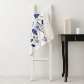 ブルーグレイの女の子スポーツサッカーボール シェルパブランケット (インサイチュ)