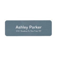 ブルーグレイモダンエレガントスタイリッシュトレンディー