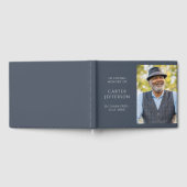 ブルーグレイ写真記念ゲストブック ゲストブック (全面)