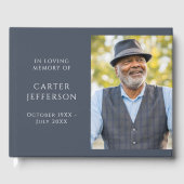 ブルーグレイ写真記念ゲストブック ゲストブック (正面)