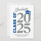 ブルーグレイ大学卒業 案内状 (正面)