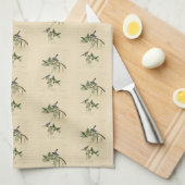 ブルーグレイ・フライ・キャッチャー – オードボンズ・バード・オブ・アメリカ キッチンタオル (四つ折り)