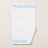 ブルーグレシアンフリーズデザイン バスタオルセット (ハンドタオル)