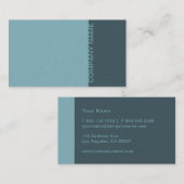 ブルーグレモダンー 名刺 (正面/裏面)