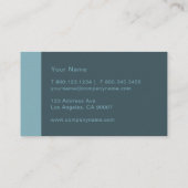 ブルーグレモダンー 名刺 (裏面)