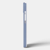 ブルーグレーとホワイトキャンディストライプーのCase-Mate iPhone Case-Mate iPhoneケース (裏面 / 左)