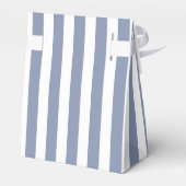 ブルーグレーとホワイトキャンディストライプー フェイバーボックス (裏面サイド)