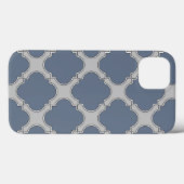 ブルーグレーのクアトレフォイルCase-Mate iPhoneケース Case-Mate iPhoneケース (裏面 (横))