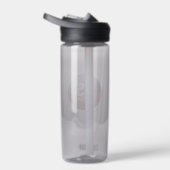 ブルーグレーのバスケットボールチームは女の子の男の子をカラー ウォーターボトル (右面)