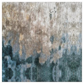 ブルーグレーの装飾抽象芸術アートワーク ファブリック (クローズアップ)