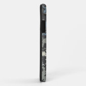 ブルーグレーのiPhone 5のデジタル迷彩柄の場合 Case-Mate iPhoneケース (裏面/右)