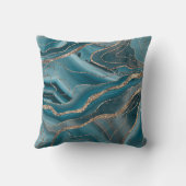 ブルーグレーアガテ金ゴールドグリッターグラム#1 クッション (裏面)