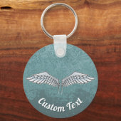 ブルーグレーウィングキーチェーン キーホルダー (正面)